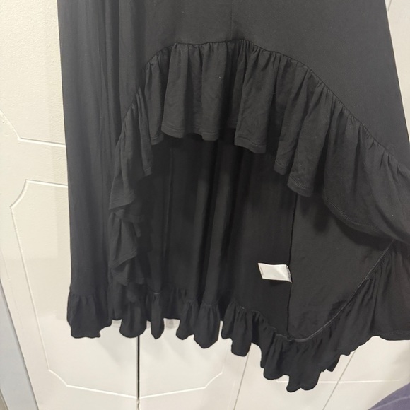 NWT Express Black High Low Maxi Dress - Picture 4 of 11